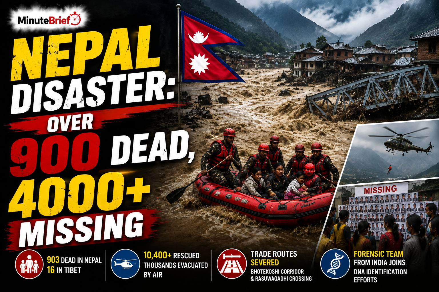 Nepal Disaster: Over 900 Dead, 4000+ Missing