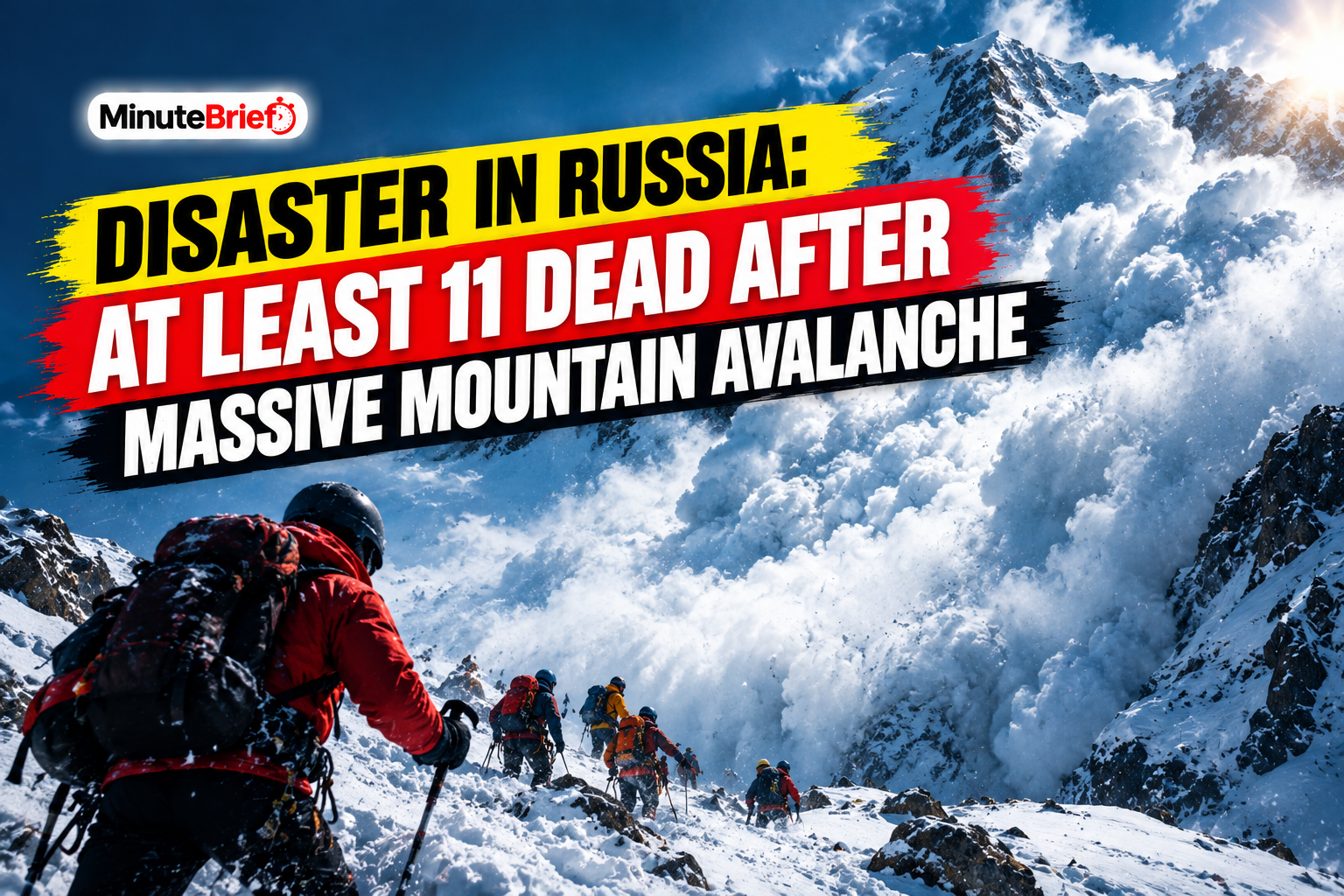 Disaster in Russia: At Least 11 Dead After Massive Mountain Avalanche