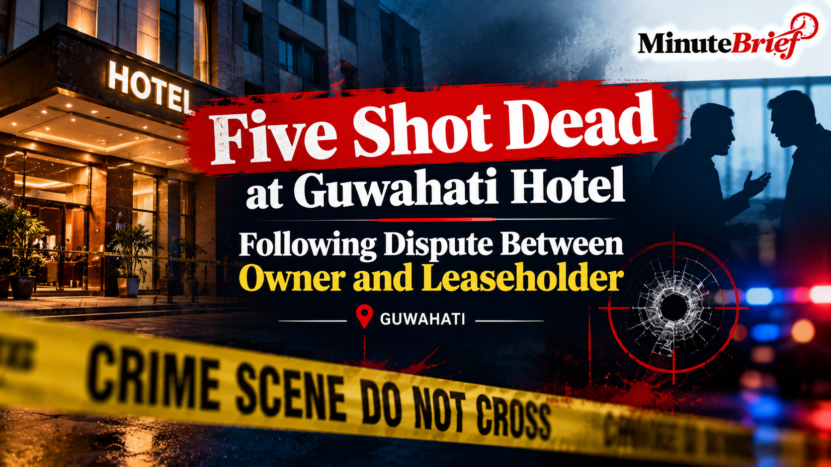Five Shot Dead at Guwahati Hotel Following Dispute Between Owner and Leaseholder