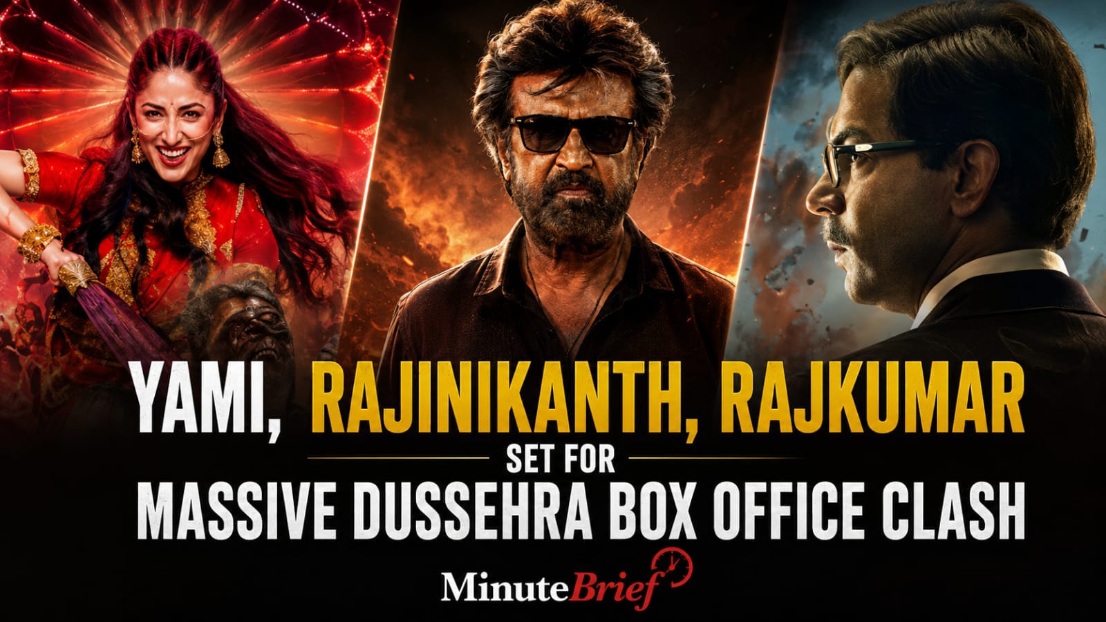 Yami, Rajinikanth, Rajkummar Set for Massive Dussehra Box-Office Clash