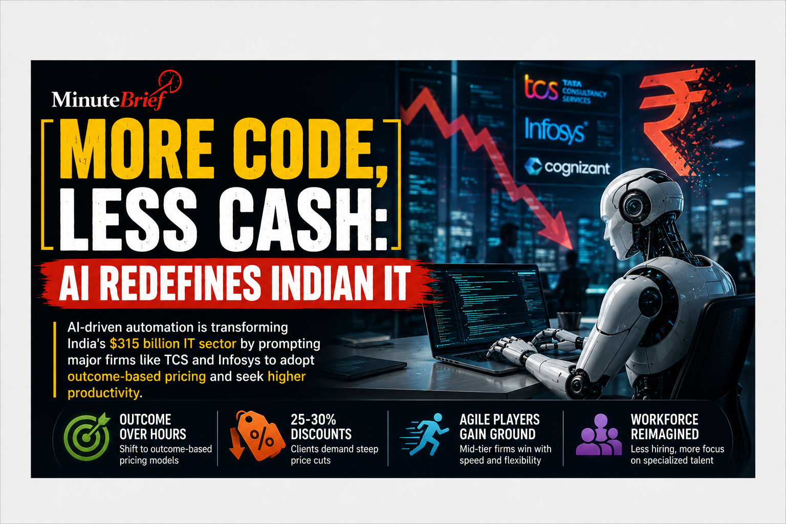 More Code, Less Cash: AI Redefines Indian IT