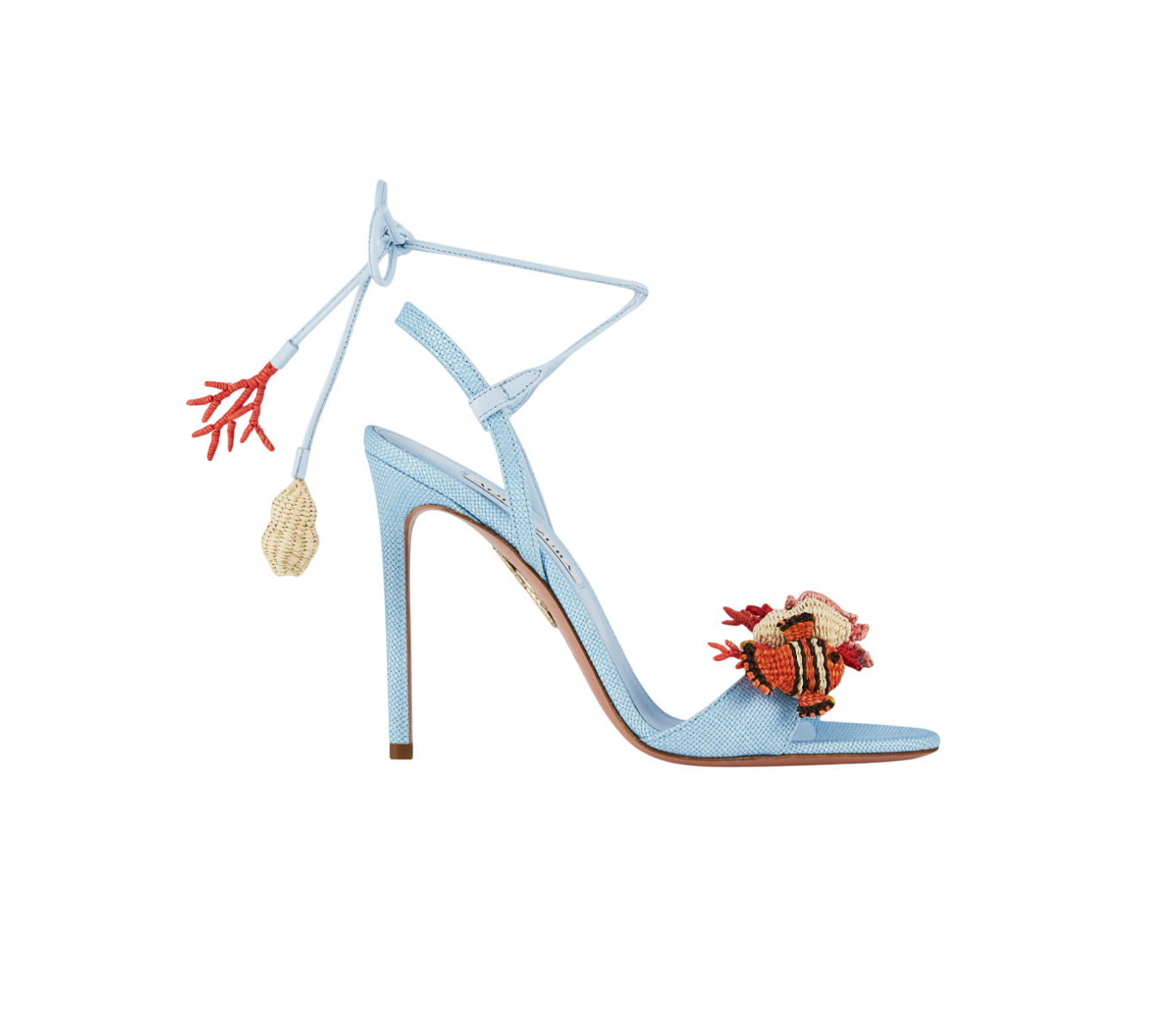 Aquazzura Coral Reef Sandals – Light Blue