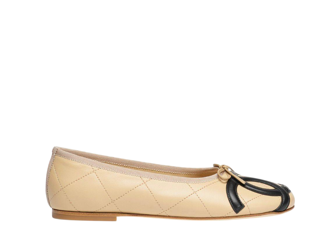 Chanel Quilted Leather Ballet Flat