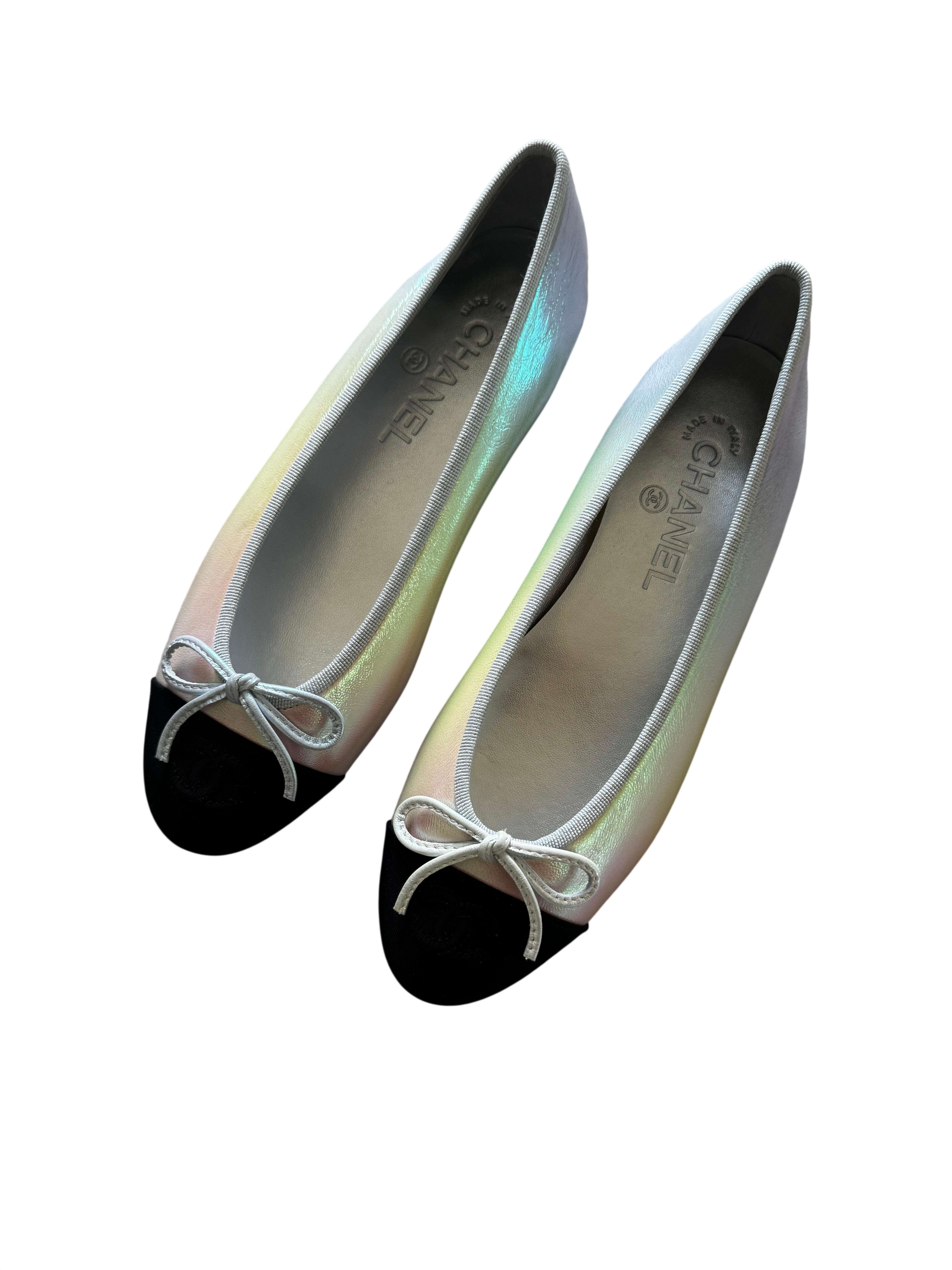Chanel Chanel aw26 iridescent ballet flats