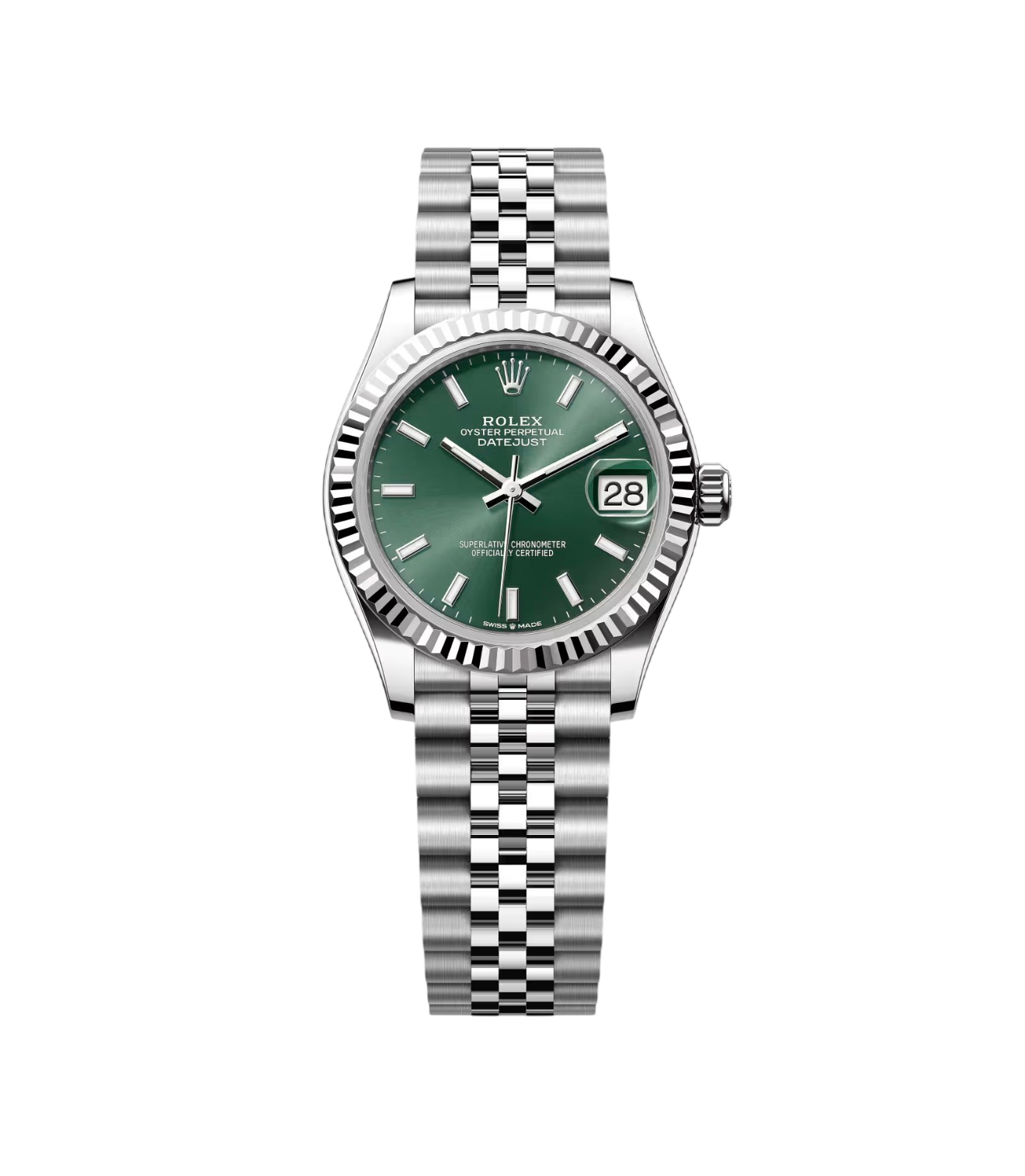 Rolex Datejust 31 Oystersteel and white gold