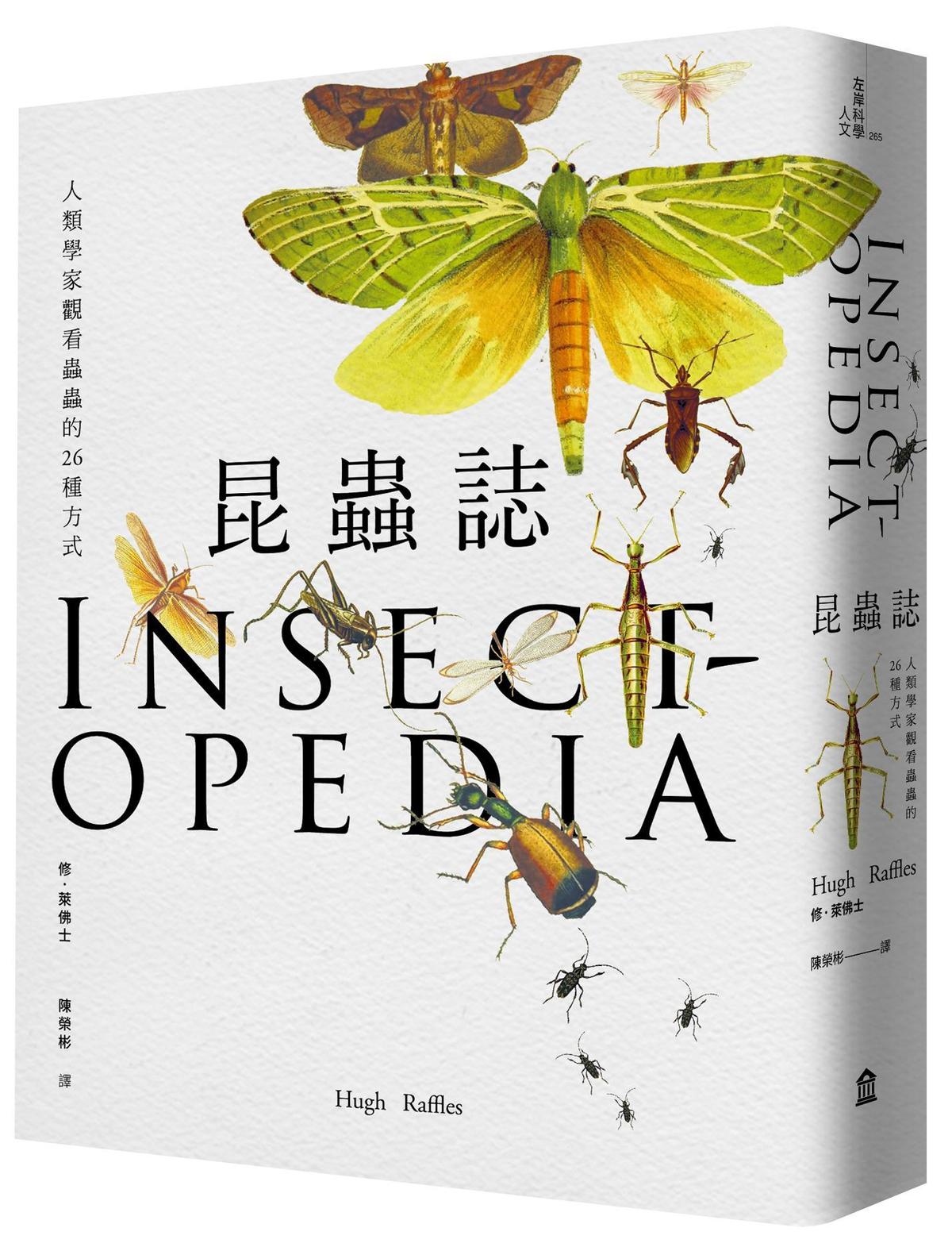 《昆蟲誌：人類學家觀看蟲蟲的26種方式》，修．萊佛士著，陳榮彬譯，左岸文化出版