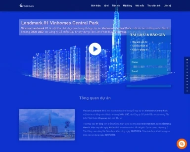 landing page bất động sản