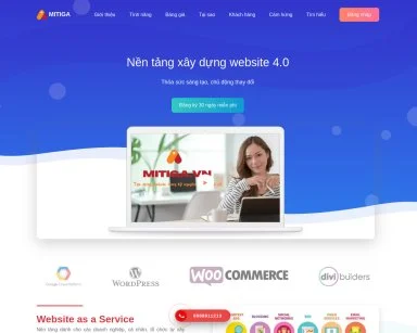 Nền tảng xây dựng website tự động