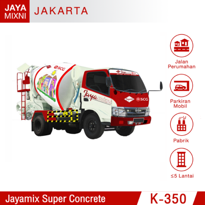 Jayamix by SCG Beton Super Concrete K350 [Jayamixni] - Jakarta | Mitraruma