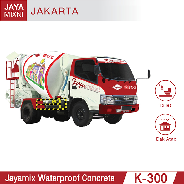 Jayamix by SCG Beton Waterproof Concrete K300 [Jayamixni] - Jakarta