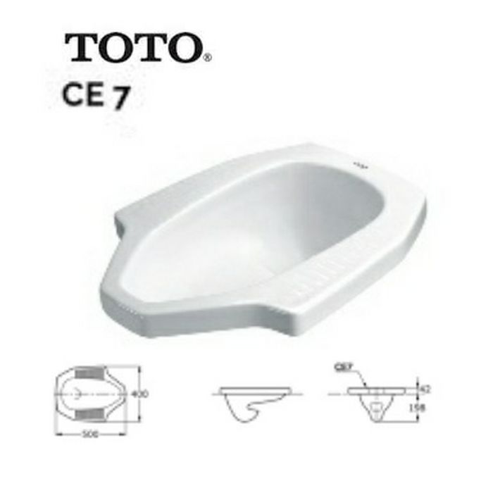  TOTO  Closet  Jongkok  CE7 White Mitraruma