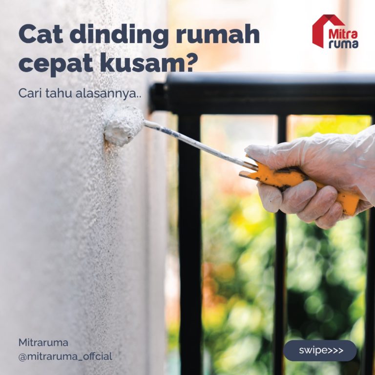  Penyebab  Cat Dinding  Rumah  Cepat Kusam Mitraruma