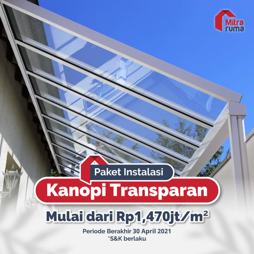 promo instalasi kanopi transparan