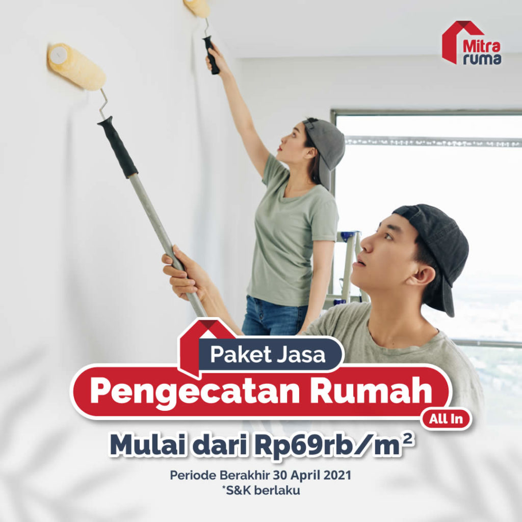 Promo Jasa Pengecatan Rumah April 2021