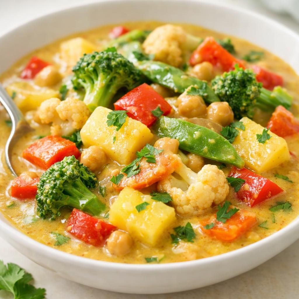 Creamy Pineapple Vegetable Curry