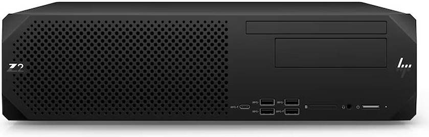 HP Z2 SFF G9 SFF Workstation PC, Intel Core i7-13700K, 8GB DDR5 4800 NECC RAM, 512GB PCIe 2280 Val M.2 Storage, Flex 1GbE Single Port NIC DVD-Writer 450W 3/3/3, Win 11 Pro, Black | 4N3T6AV - Image 1
