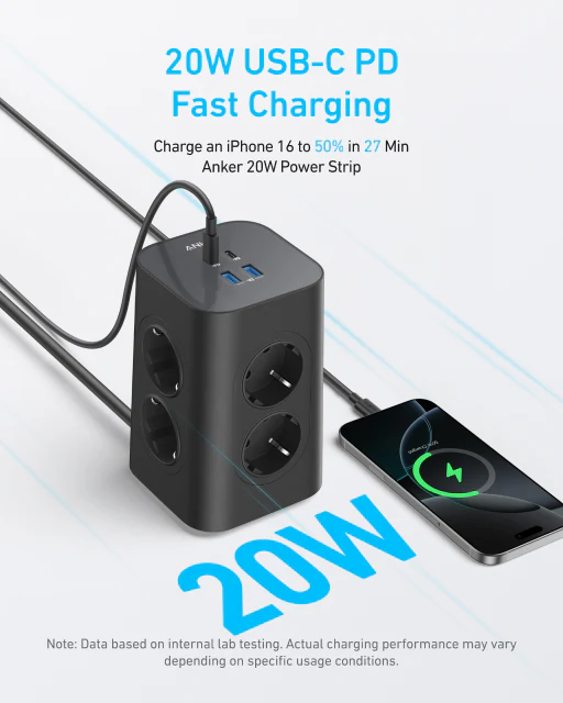 ANKER 12 IN 1 MULTI DEVICE POWER STRIP thumbnail 2