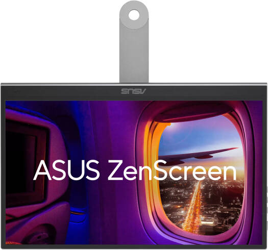 ASUS MQ16AHE ZenScreen OLED Portable Monitor, 16" FHD OLED Display, 60Hz Refresh Rate, 1ms (GTG) Response Time, Flicker-Free, GamePlus, 360° Kickstand, 1073.7M Display Colors, Silver | thumbnail 4