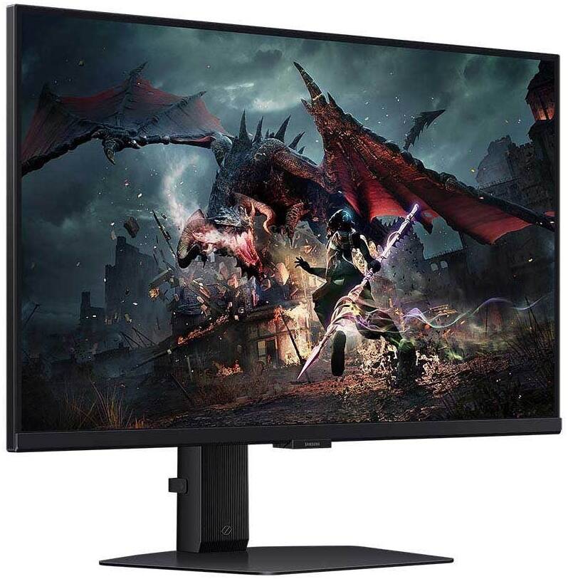 SAMSUNG Odyssey G5 G50D Gaming Monitor, 27" 2K QHD IPS Display, 180Hz Refresh Rate, 1ms (GtG) Response Time, AMD FreeSync Technology, 16.7m Display Color, Black | LS27DG502EMXUE thumbnail 2