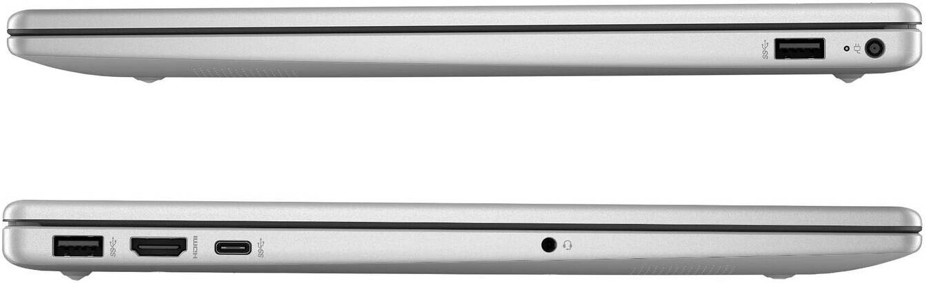 HP 15-fc0146dx Laptop, 15.6" FHD Touch Display, AMD Ryzen 5 7520U, 8GB RAM, 512GB SSD, AMD Radeon Graphics, English Keyboard, Windows 11 Home, Natural Silver | C0CL9UA thumbnail 3