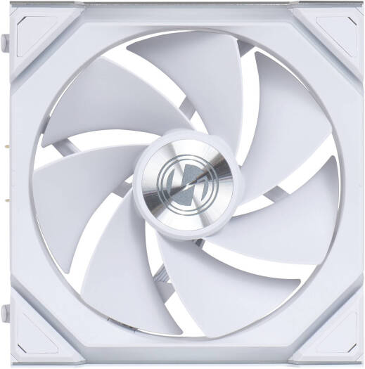 Lian-Li UNI FAN SL Wireless Case Fan, Reverse Blade, 120mm Fan Size, 2000 RPM Fan Speed, 69.5 CFM Fan Airflow, Fluid Dynamic Bearing Type, Pack of 3, White | 12RSL1W3W thumbnail 5