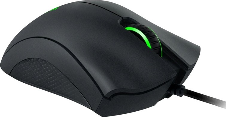 Razer DeathAdder Essential Wired Gaming Mouse with 6,400 DPI Optical Sensor, 5 Prog Buttons, Mechanical Switches, Ergonomic Form Factor, Standard Stock Feet, 10M Clicks, Black | RZ01-03850100-R3M1 thumbnail 3