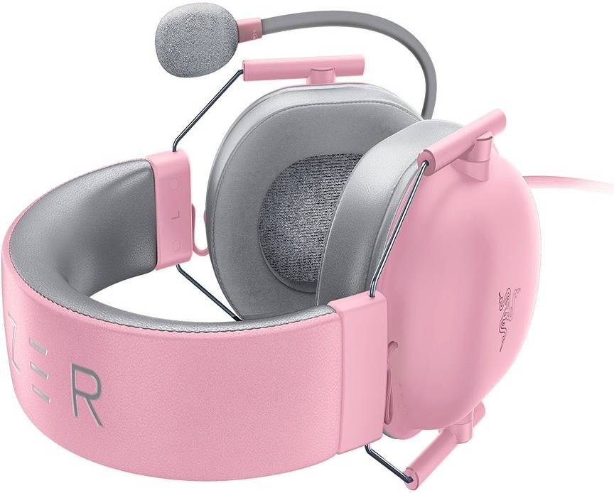 Razer BlackShark V2 X Gaming Headset, 7.1 Surround Sound Capable, TriForce 50mm Drivers, 3.5mm Jack, Breathable Memory Foam Cushion, For PC, PS4, Nintendo Switch, Quartz Pink | RZ04-03240800-R3M1 thumbnail 3