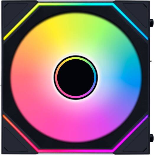 Lian-Li UNI FAN SL-INF Wireless Case Fans, 120mm Fan Dimension, 2300 RPM Fan Speed, 67 CFM Fan Airflow, FDB Bearing Type, PBT / PC / Aluminum Material, Pack of 3, Black | 12SLIN1W3B thumbnail 6