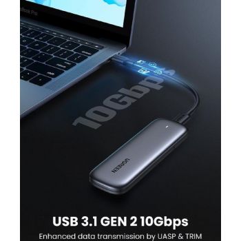 Ugreen CM239 M.2 Portable SSD Enclosure, 10GB, USB 3.0, 2.5" HDD | 60354 thumbnail 4