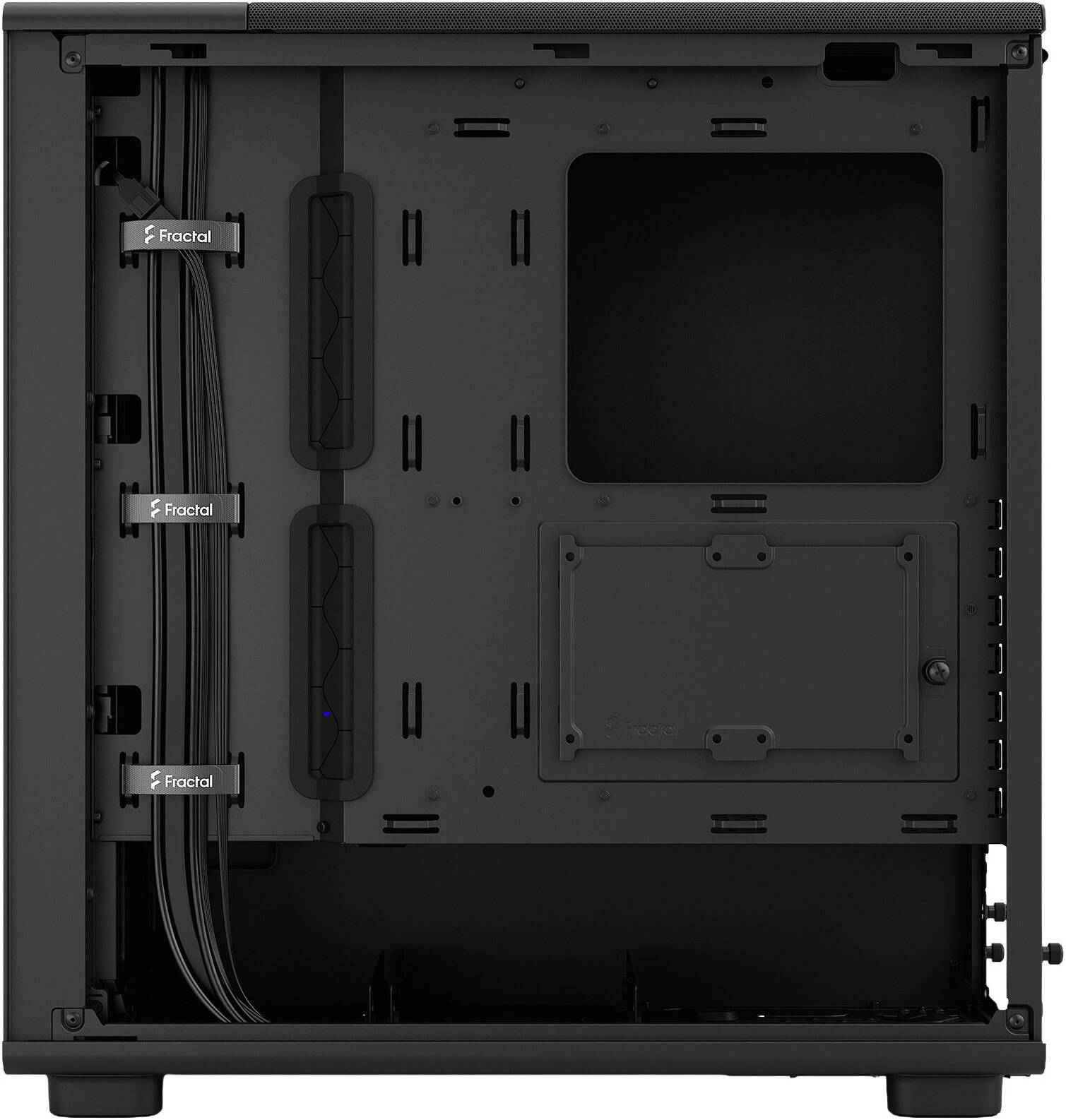 Fractal Epoch Mid-Tower Computer Case, 3x 120 mm Momentum Fans, Up to 360mm Radiator & 6x Fan Support, Steel Side Panels, Cable Routing, Solid Black | FD-C-EPO1A-0 thumbnail 5