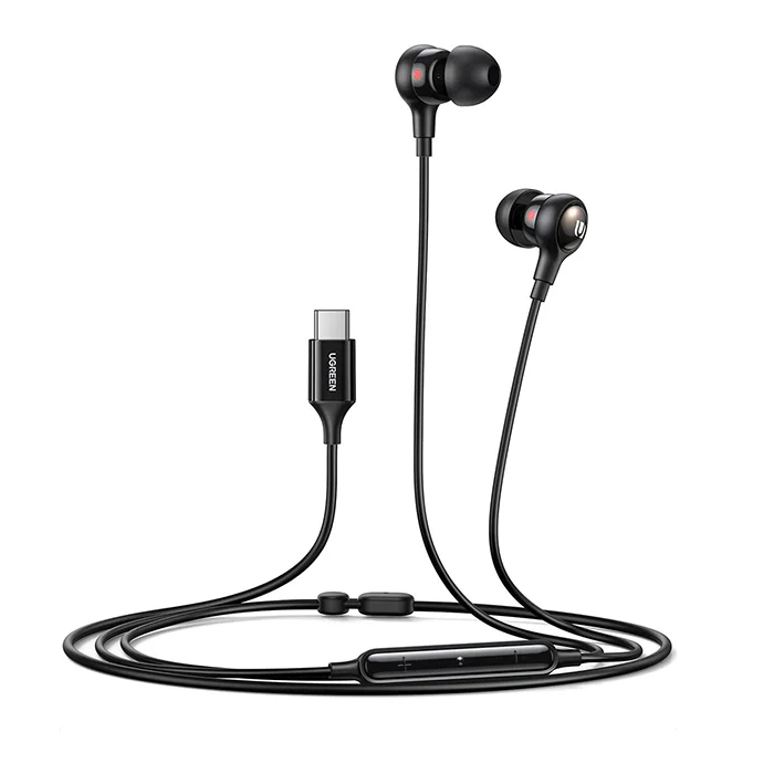 UGREEN IN-EAR WIRED EARPHONES WITH USB-C CONNECTOR BLACK thumbnail 2