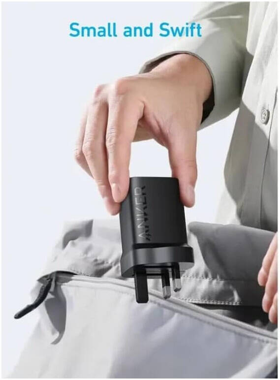 Anker 336 67W Wall Charger, Dual PD, 3-in-1 Charging Port, Active Shield 2.0, GaN Technology, USB-C Power IQ 3.0, Compact And Easy To Carry, Foldable Plug | A2674 thumbnail 5