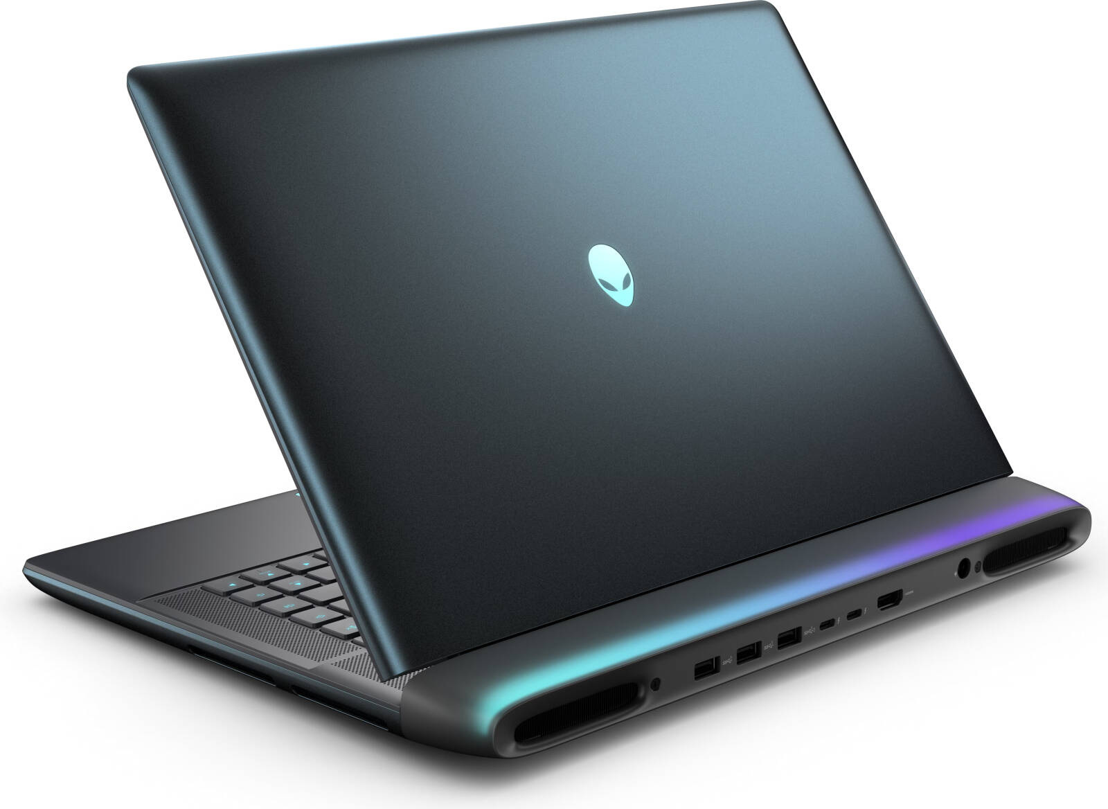Dell Alienware 16 Area-51 Gaming Laptop, 16" WQXGA 240Hz Display, Intel Core Ultra 9 275HX, 16GB RAM, 1TB SSD, GeForce RTX 5070Ti 12GB GPU, English RGB K/B, Win11, Liquid Teal | AW-16-AA16250-001-ENG thumbnail 4