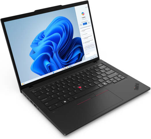 Lenovo ThinkPad T14 Gen 5 Laptop, 14" WUXGA IPS 60Hz Display, Intel Core Ultra 7 155U, 16GB RAM, 1TB SSD, Intel Graphics, Backlit English-Arabic Keyboard, No OS, Black | 21ML000FGR thumbnail 2