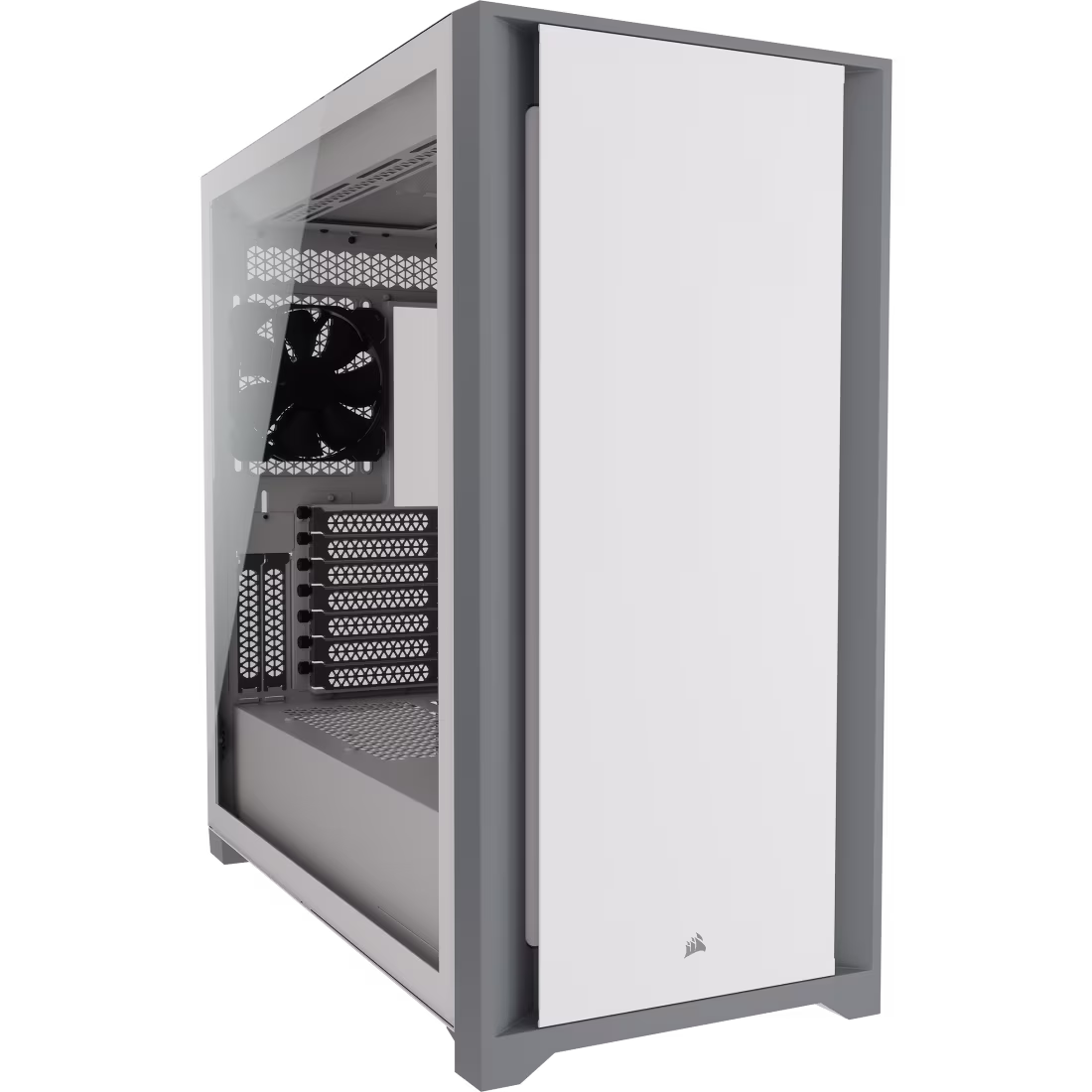 CORSAIR 5000D Tempered Glass Mid-Tower ATX PC Case -White | CC-9011209-WW - Image 1