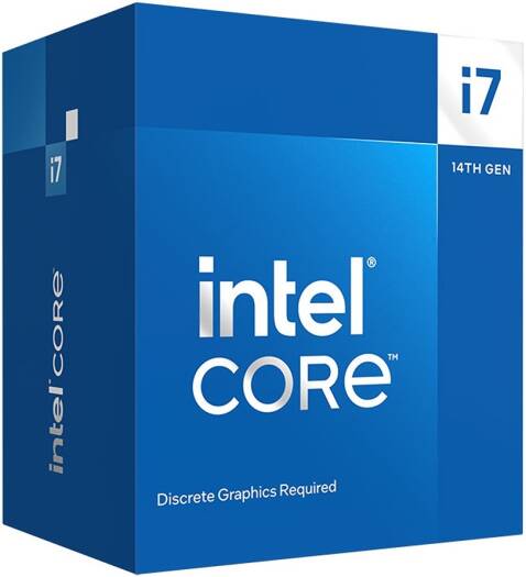 Intel Core i7-14700F 2.1GHz LGA 1700 Desktop Processor, 20 Cores & 28 Threads, 5.4 GHz Max Turbo Boost, 33MB Cache, Dual-CH DDR5-5600 ECC Memory / 192GB Max, Hybrid Core Arch | BX8071514700FSRN3Z - Image 1