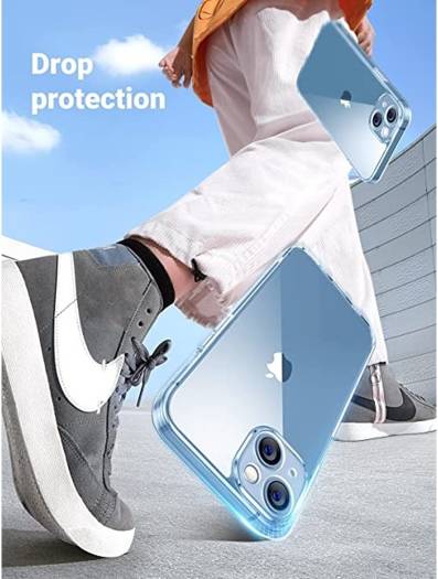 UGREEN iPhone 14 Plus Case 6.7" Anti-Yellowing Military Back, Hard Anti-Explosion Back, Ultra Thin Case, Anti-Drop Shockproof Protection, Full Coverage Lens, Clear | 90939 thumbnail 4