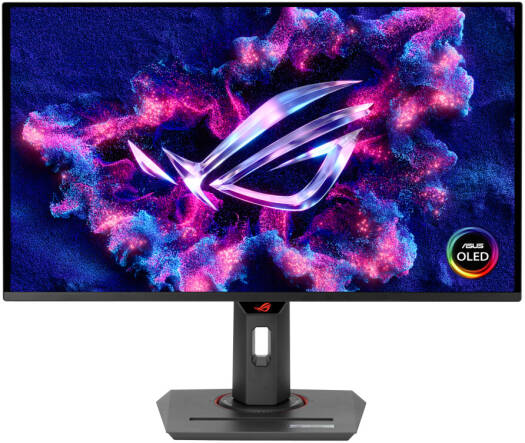 ASUS XG27AQDPG ROG Strix OLED Gaming Monitors, 27" QD-OLED Display, QHD Resolution, 500Hz Refresh Rate, 0.03ms (GTG) Response Time, GamePlus, FreeSync Premium Pro & G-SYNC, Black | 90LM0C50-B01971 thumbnail 2