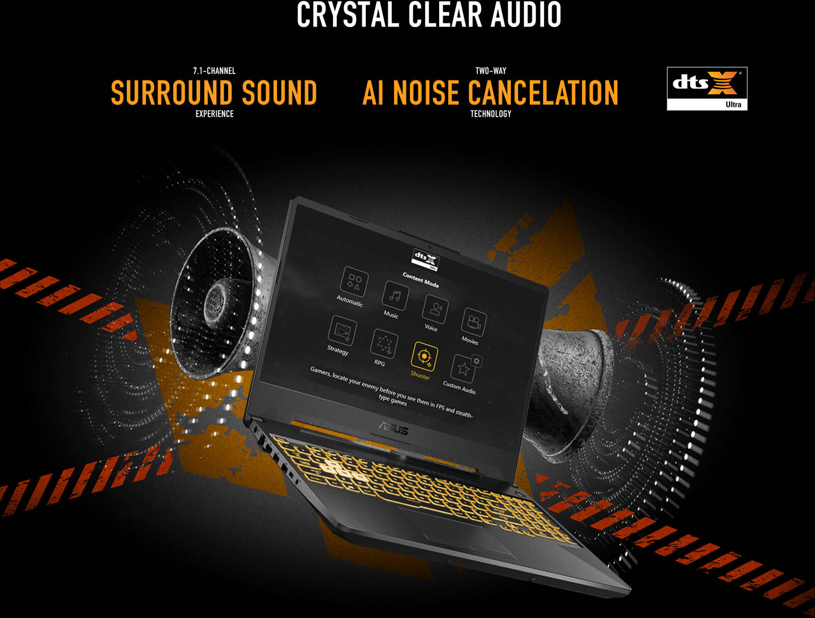 ASUS TUF Gaming A15 FA506NF Gaming Laptop, 15.6" FHD 144 Hz Display, AMD Ryzen 5 7535HS CPU, 8GB RAM, 512GB SSD, NVIDIA GeForce RTX 2050 4GB, Backlit ENG-ARB K/B, Win11 Home, Gray | 90NR0JE7-M00450 thumbnail 6