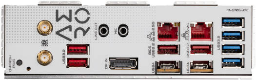 Gigabyte TRX50 AERO D sTR5 E-ATX Motherboard, AMD TRX50 Chipset, 4x DDR5 DIMM 1TB Max, PCIe 5.0 / 2x PCIe x16, 4xM.2, USB 3.2 / USB4 Type-C, Wi-Fi 7, Marvell 10GbE, White | TRX50 AERO D thumbnail 4