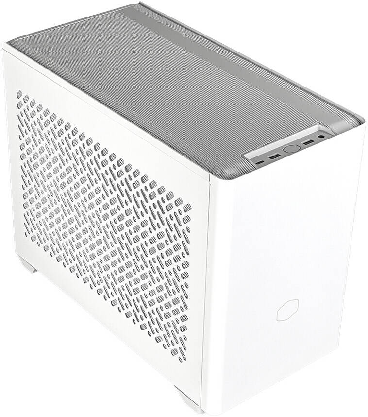 Cooler Master MasterBox NR200P V2 Mini-ITX Computer Case, 1x 120mm Pre-Installed Fan, Up to 280mm Radiator & 4x Fan Support, Dust Filters, SGCC Steel, Mesh, ABS Plastic, White | NR200PV2-WCNN-S00 thumbnail 2