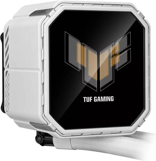 ASUS TUF Gaming LC III 360 ARGB Liquid CPU Cooler, 2.8" Full Color IPS LCD Display, 360mm Radiator Size, 3x MF-12 aRGB Fans, 2600 RPM Fan Speed, 90.78 CFM Airflow, White | 90RC0192-B0EAY0 thumbnail 10