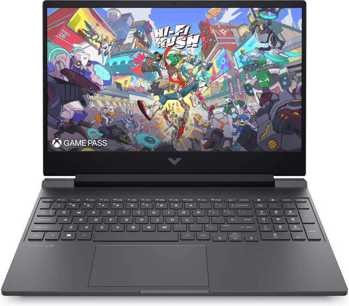 HP Victus 15-fb2063dx Gaming Laptop, 15.6" FHD IPS 144Hz Display, AMD Ryzen 5 7535HS, 8GB RAM, 512GB SSD, AMD Radeon RX 6550M 4GB Graphics, English Keyboard, WIndows 11 Home, Mica Silver | 9Z7L4UA thumbnail 4