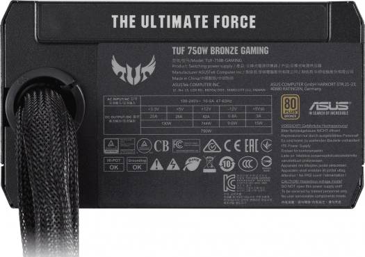 Asus TUF 750W 80 Plus Bronze ATX12V Power Supply | 90YE00D0-B0NA00 thumbnail 4