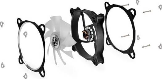 Lian Li BR 120 Digital RGB PWM Triple Pack Fan, 3x 120mm Fans with Remote Controller, Silver | G99.12Q18P.R30A thumbnail 3