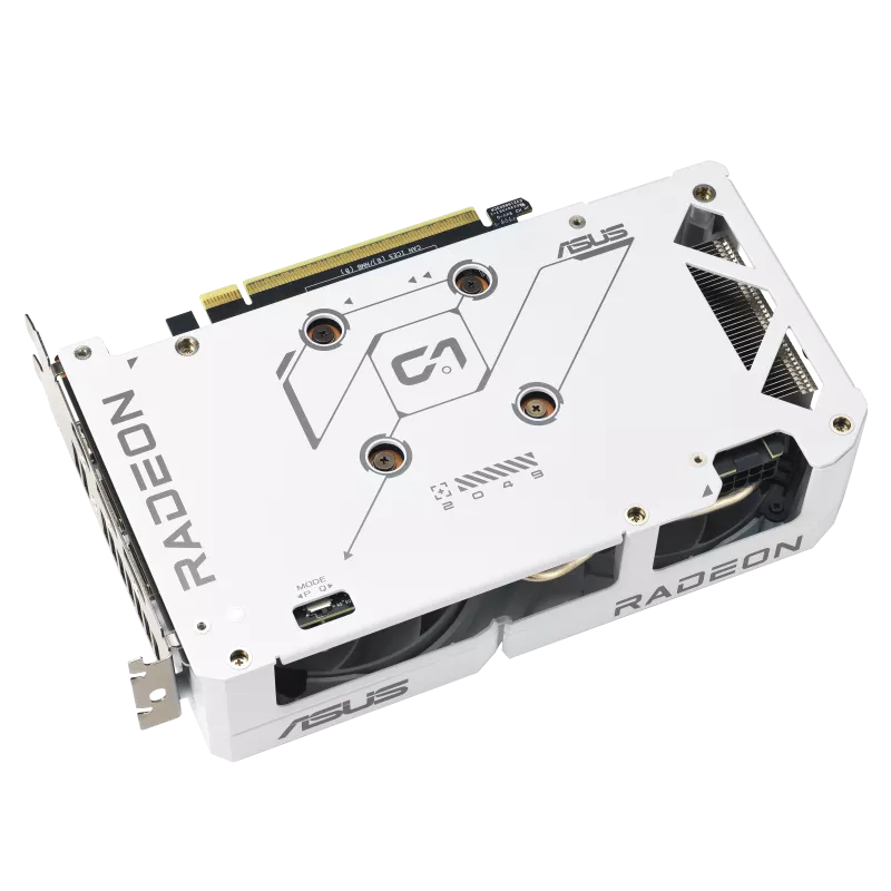 ASUS Graphics Card DUAL RX9060XT 16G WHITE 1*HDMI 2*DP D6 | 90YV0LG3-M0NA00 thumbnail 2
