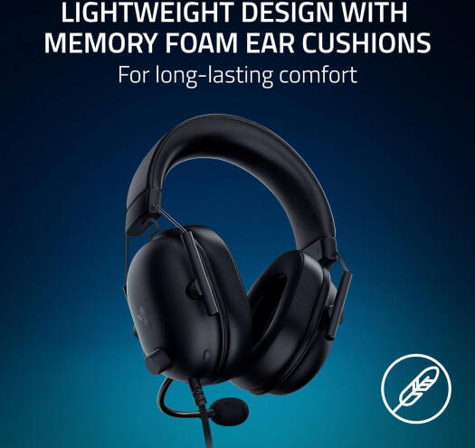 Razer BLACKSHARK V2 X Gaming Headset, 50mm TriForce Drivers, Hyperclear Cardioid Mic, Advanced Passive Noise Cancellation, Memory Foam Ear Cushions, PlayStation, 3.5mm Jack, Black | RZ04-03241000-R3G1 thumbnail 6