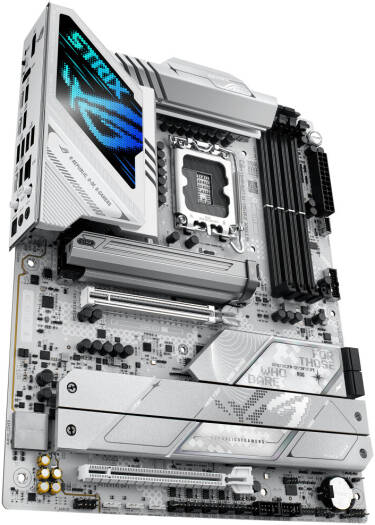 ASUS ROG Strix Z890-A Gaming Wi-Fi LGA 1851 ATX Motherboard, Intel Z890 Chipset, 4x DDR5 DIMM Slots, Up to 192GB Max Memory, Wi-Fi 7 & BT 5.4, PCIe 5.0 x16 Slot, 5x M.2 Slots, White | 90MB1I90-M0EAY0 thumbnail 3