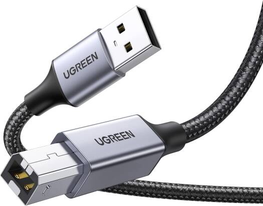 UGREEN US369 USB Type A To USB Type B 2.0 Cable Connector For Scanner, 2 Meter, Printer And Fax Machine Wired Cable Connection To PC, Laptop, Desktop Computers | 80803 - Image 1