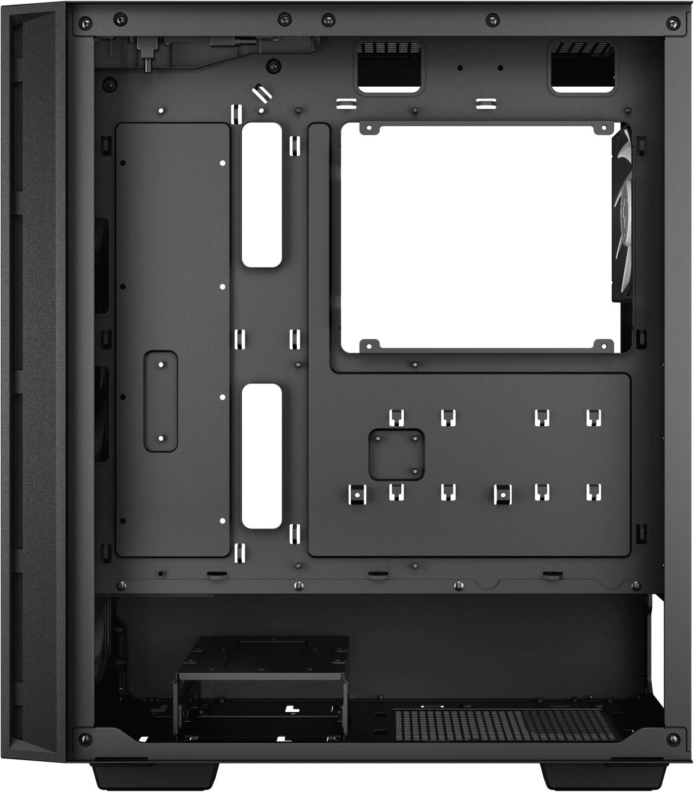 Deepcool MATREXX 55 MESH V4 C Tempered Glass ATX Case, 3x 140mm aRGB & 1x 120mm aRGB Pre-Installed Fan, 360mm Max Radiator, ABS+SPCC Materials, Black | R-MATREXX55-BCAGA4-G-4 thumbnail 4